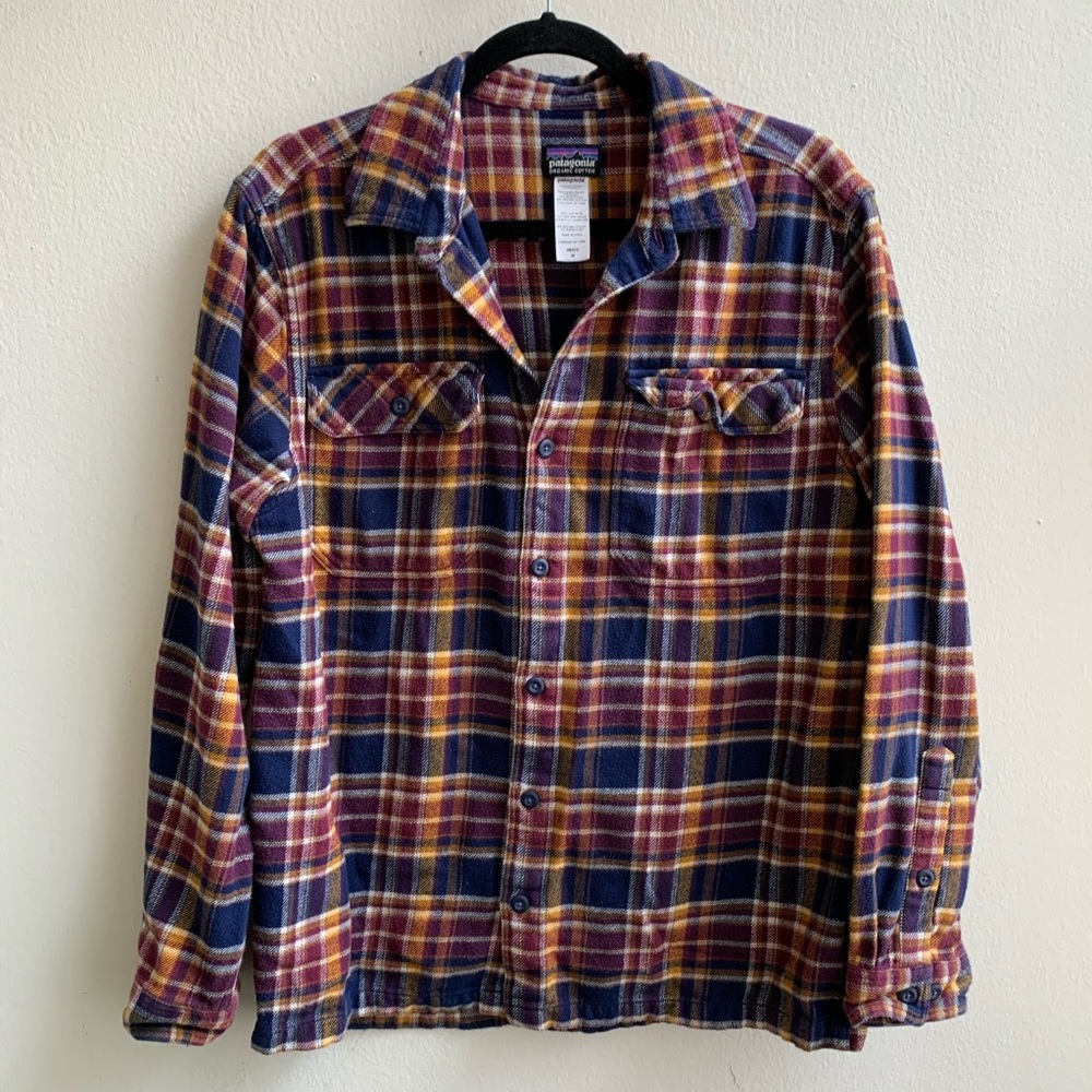 Patagonia Long-Sleeved Fjord Flannel Shirt Medium